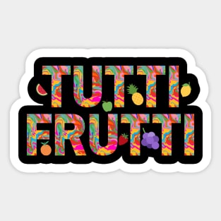 Tutti Frutti Colorful Design Sticker